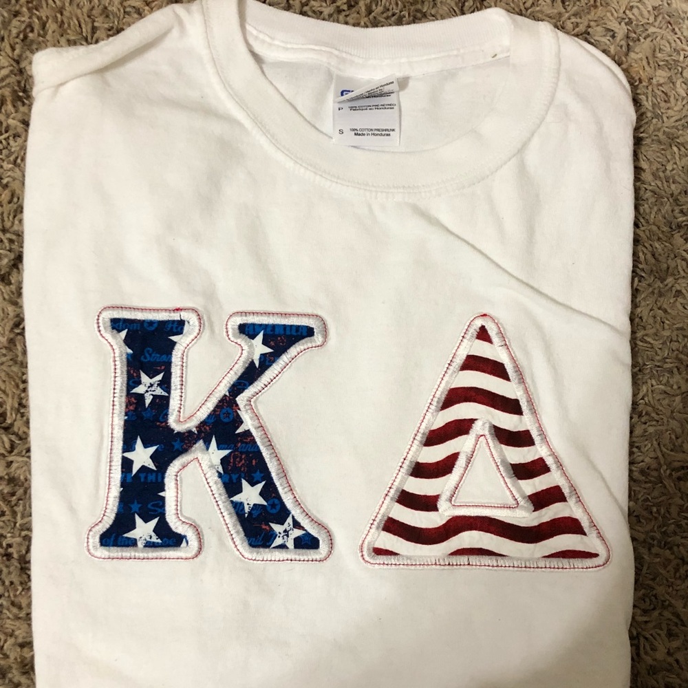 Kappa delta America letters shirt